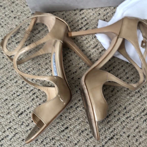 Jimmy Choo nude Lang Sandals - Picture 8 of 9